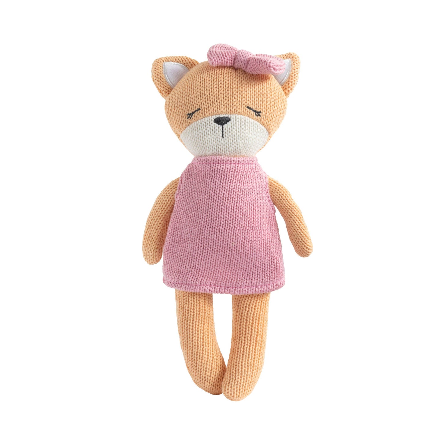 Knitted Animal Toy- Frankie the Fox - Bambam Kids Toys 