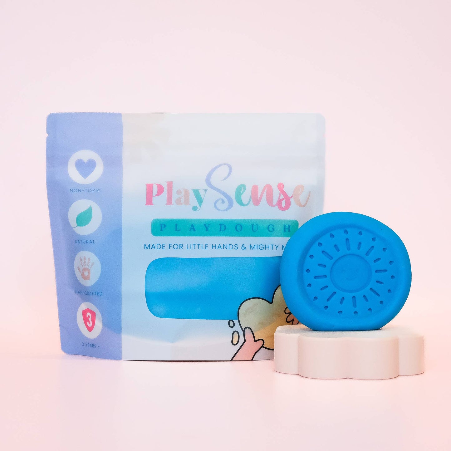 Play Sense - Play Sense Dough | Bright Blue | Blue Slushie Scented