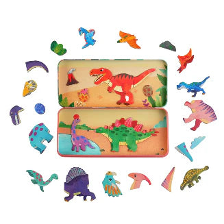 Travel Magnetic Puzzle - Dinosaur Land