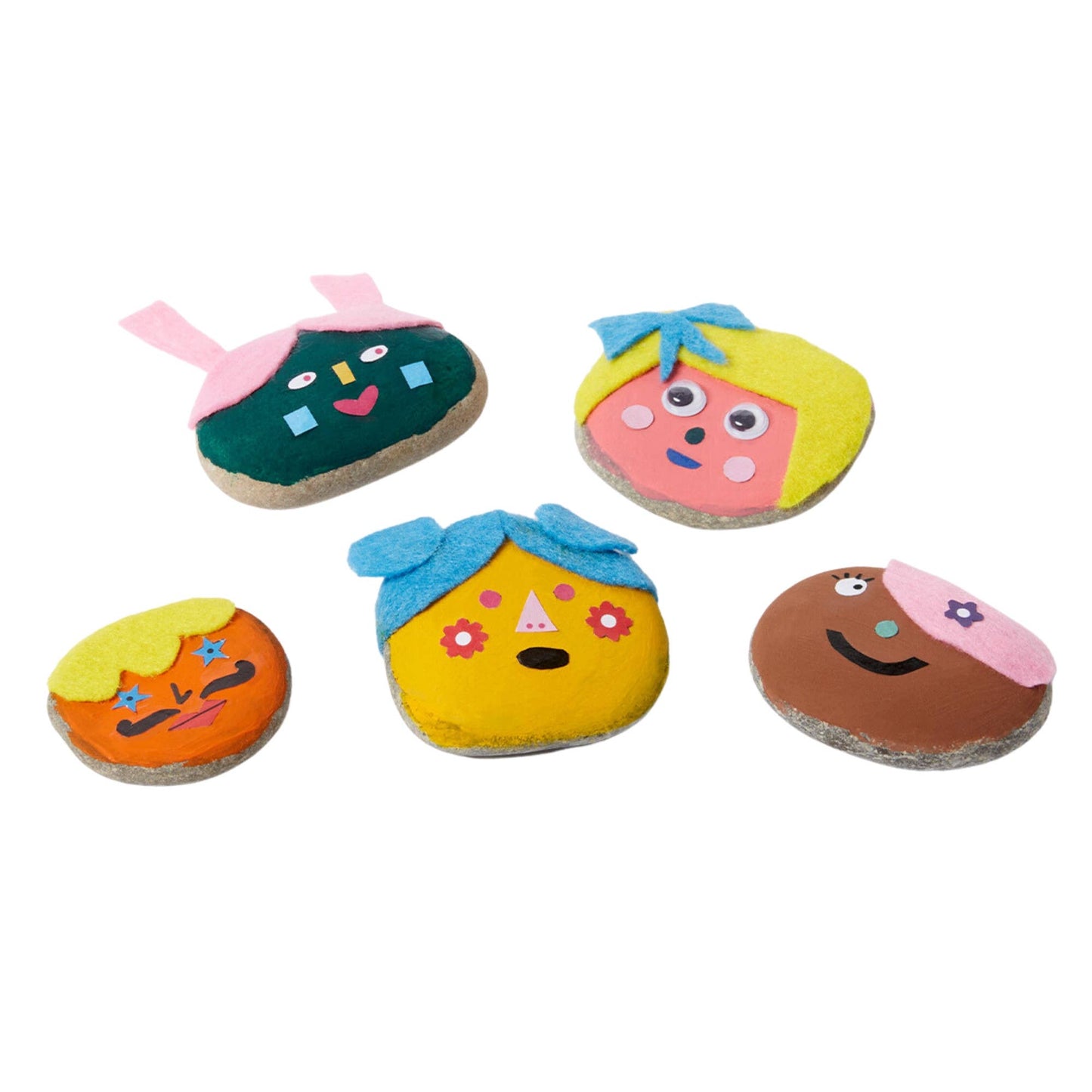 Kids Rock Painting Kit Cool Faces - Journey Of Something