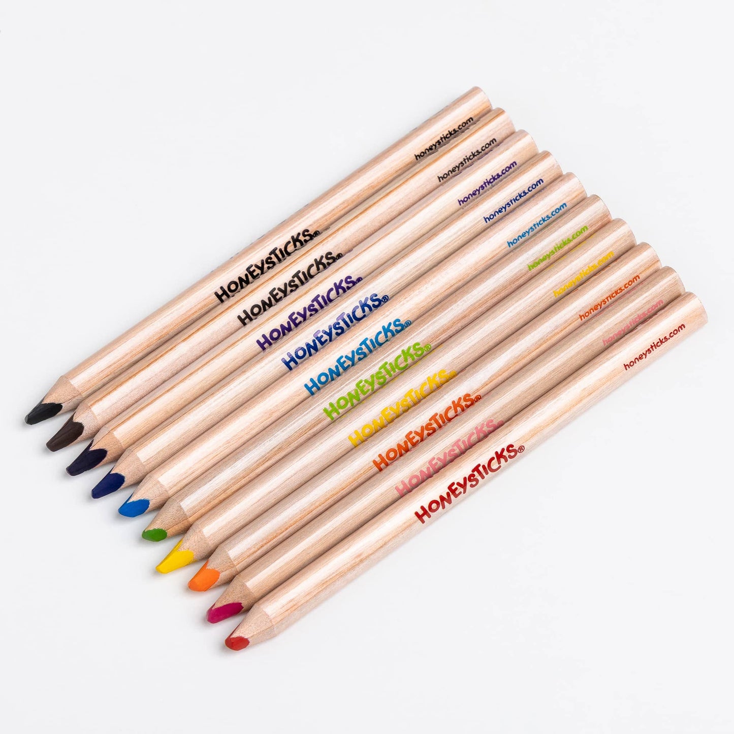 Honeysticks - Australia - Honeysticks 3-in-1 Beeswax Pencils Jumbo Triangles 10pk
