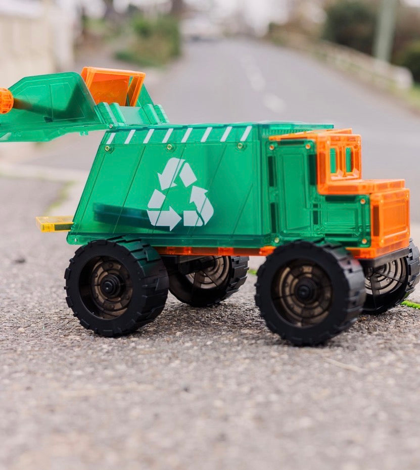 TileTek -  14 Piece Garbage Truck Set