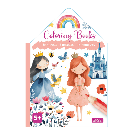 Sassi Colouring Book House - Princesses