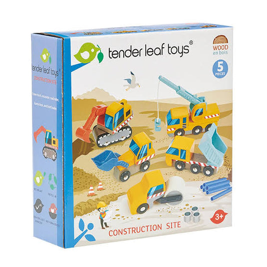 Tender Leaf Construction Car Set