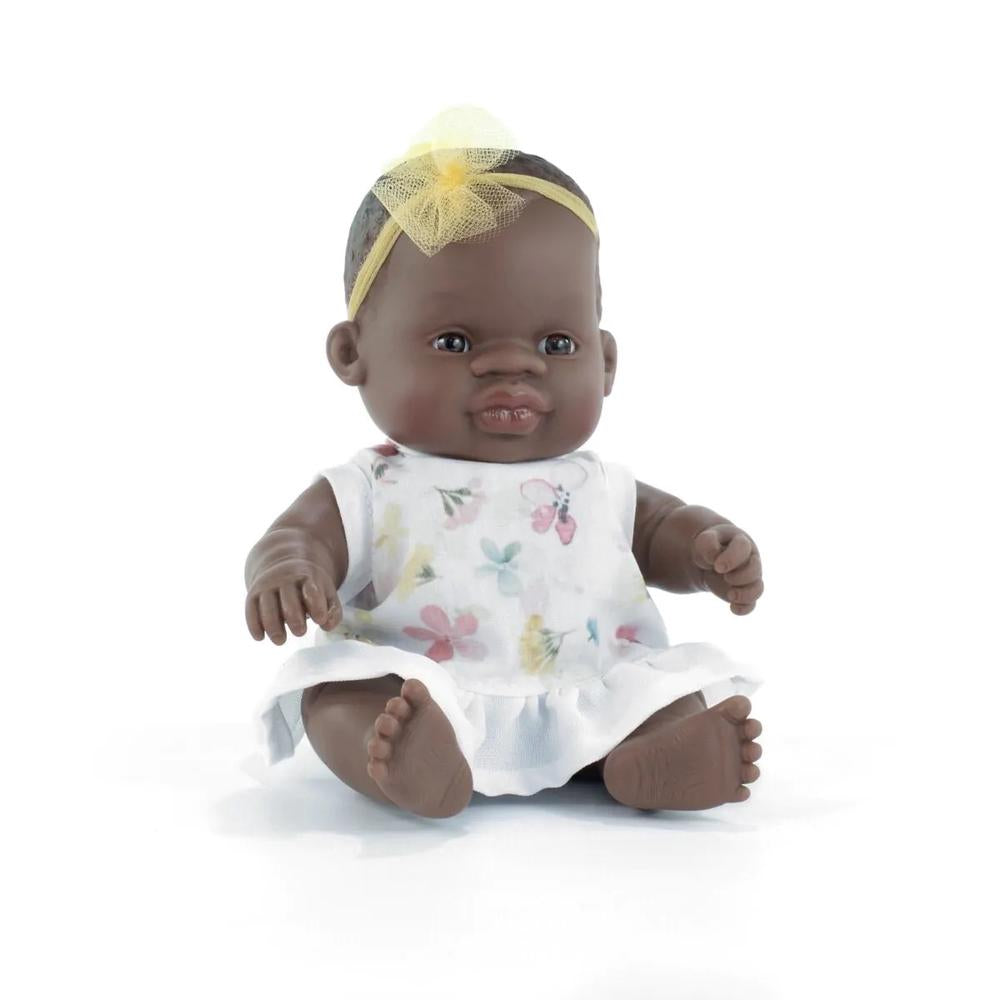 Miniland -My Friends & Me African Girl Baby Doll 21Cm
