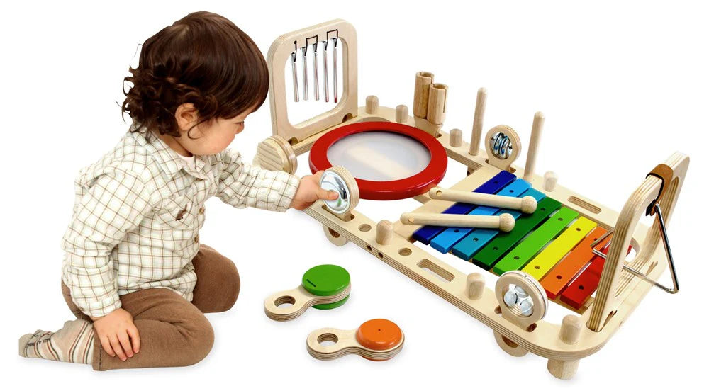 Melody Bench & Wall Toy Rainbow