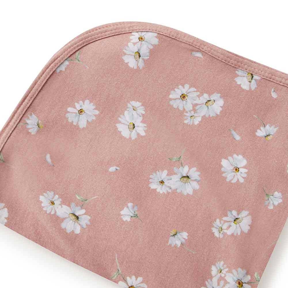 Snuggle Hunny - Daisy Baby Jersey Wrap & Topknot Set