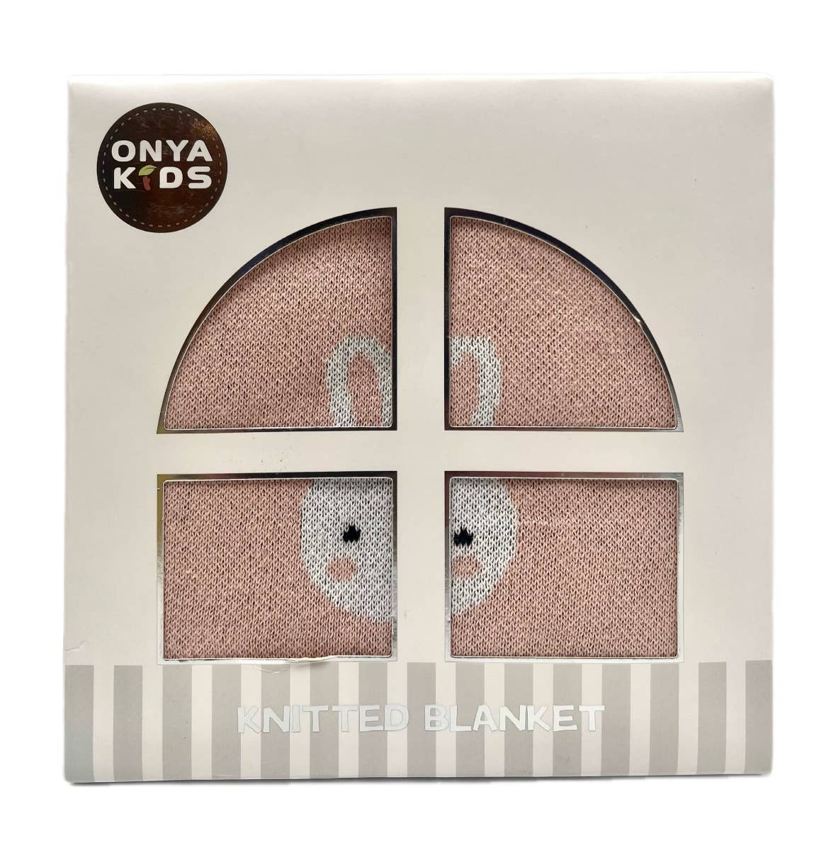 Kids Cotton Knitted Blanket - Bunny