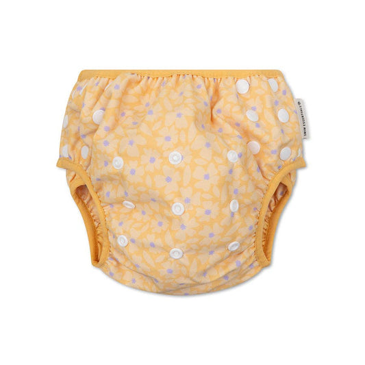 Swim Essentials Swim Nappy - Florish Yellow (OSFA) - Bambam Kids Toys 
