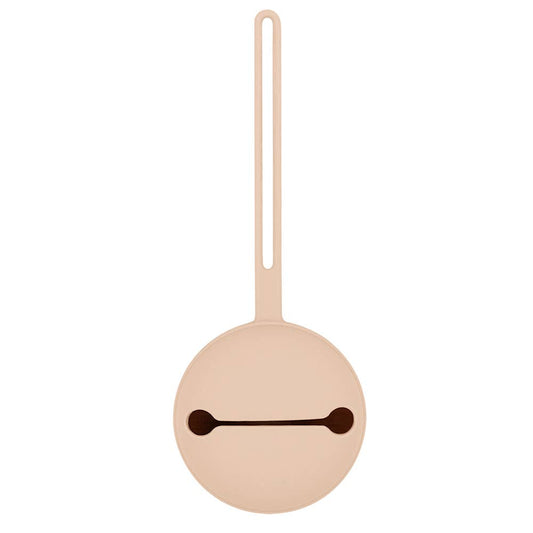 Living Textiles - Silicone Pacifier Case - Baby Pink