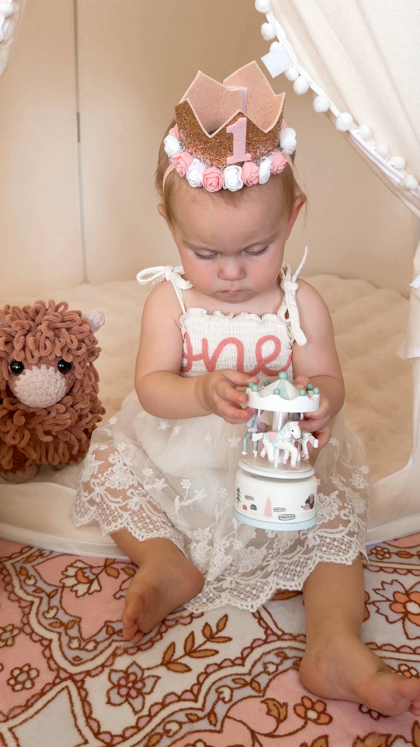 Wooden Baby Carousel