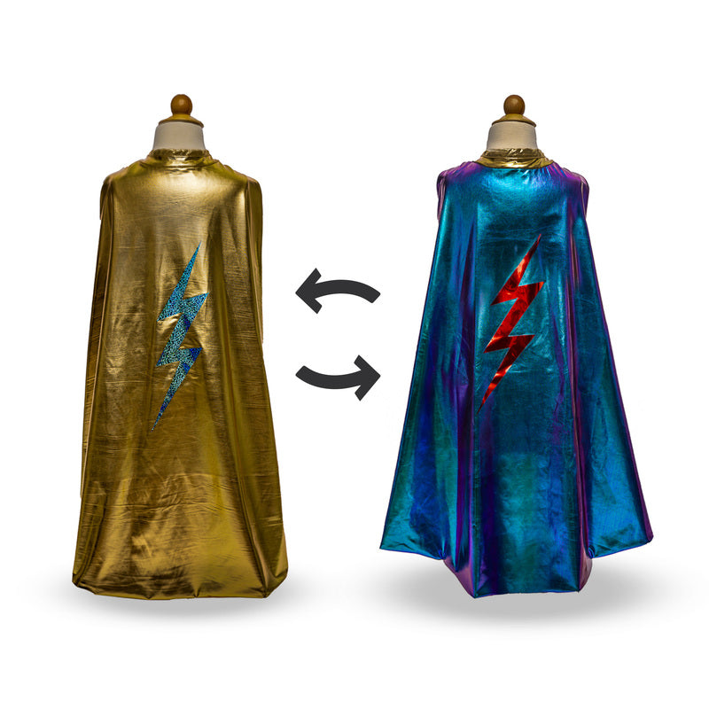 Blue Lightning Cape (Size 5-6)