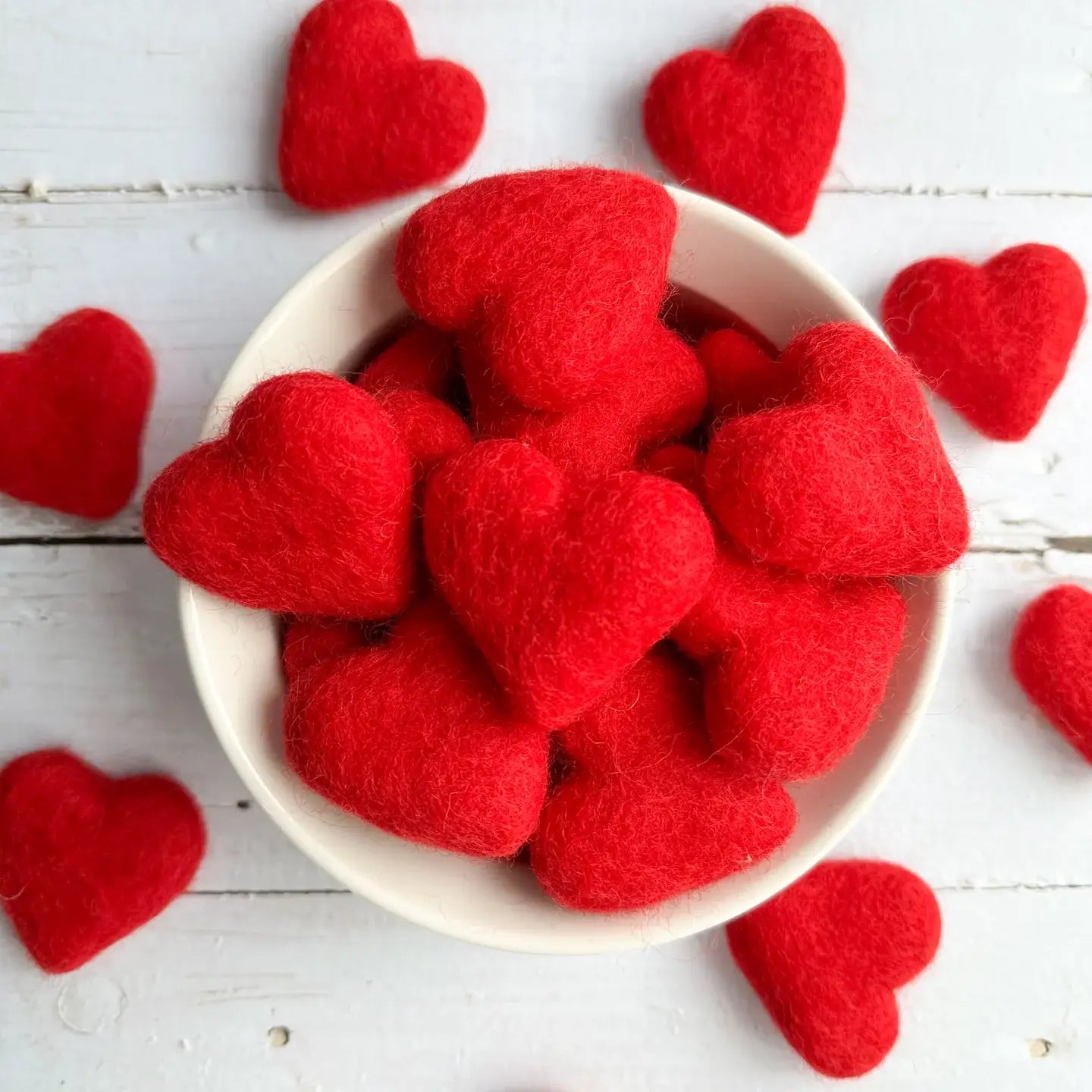 Red Felt Heart - Sewing Seeds Play