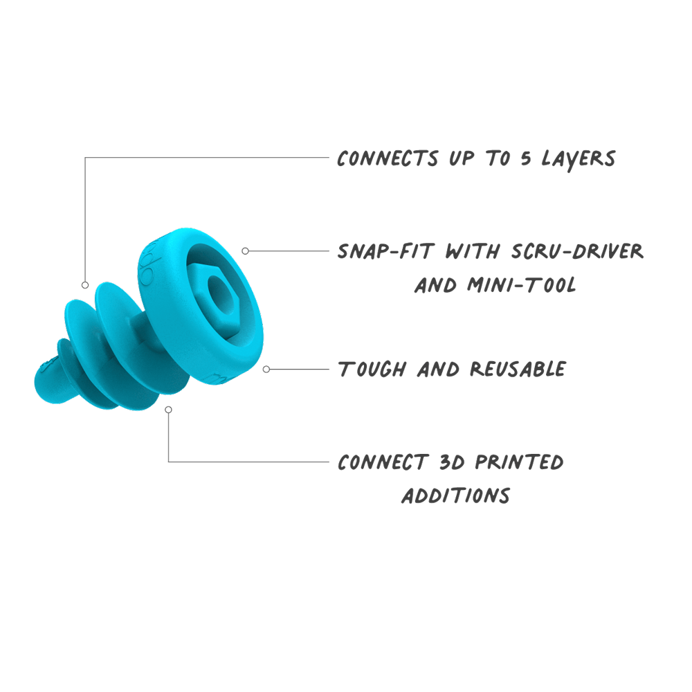 Makedo Australia - STARTER Makedo Cardboard Construction Toolkit