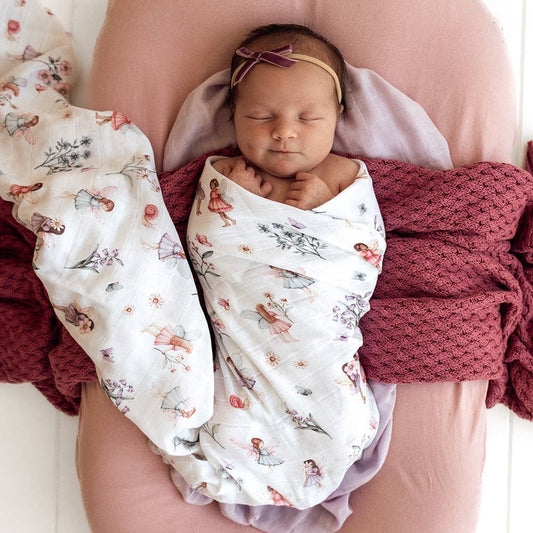 Snuggle Hunny - Fairy Garden Organic Muslin Wrap - Bambam Kids Toys 