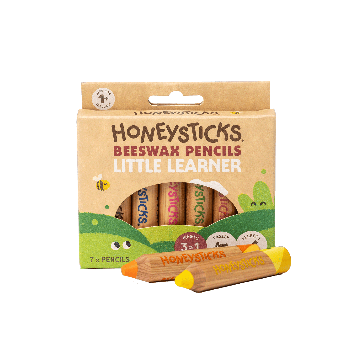 Honeysticks Beeswax Pencils Little Learners 7pk