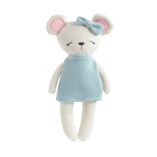 Knitted Animal Toy- Molly the Mouse