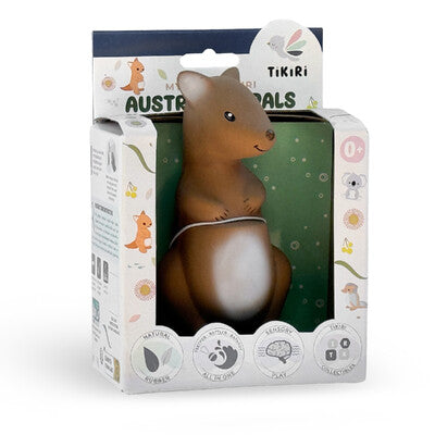 Tikiri Rubber Bath & Teether Toy - Kangaroo