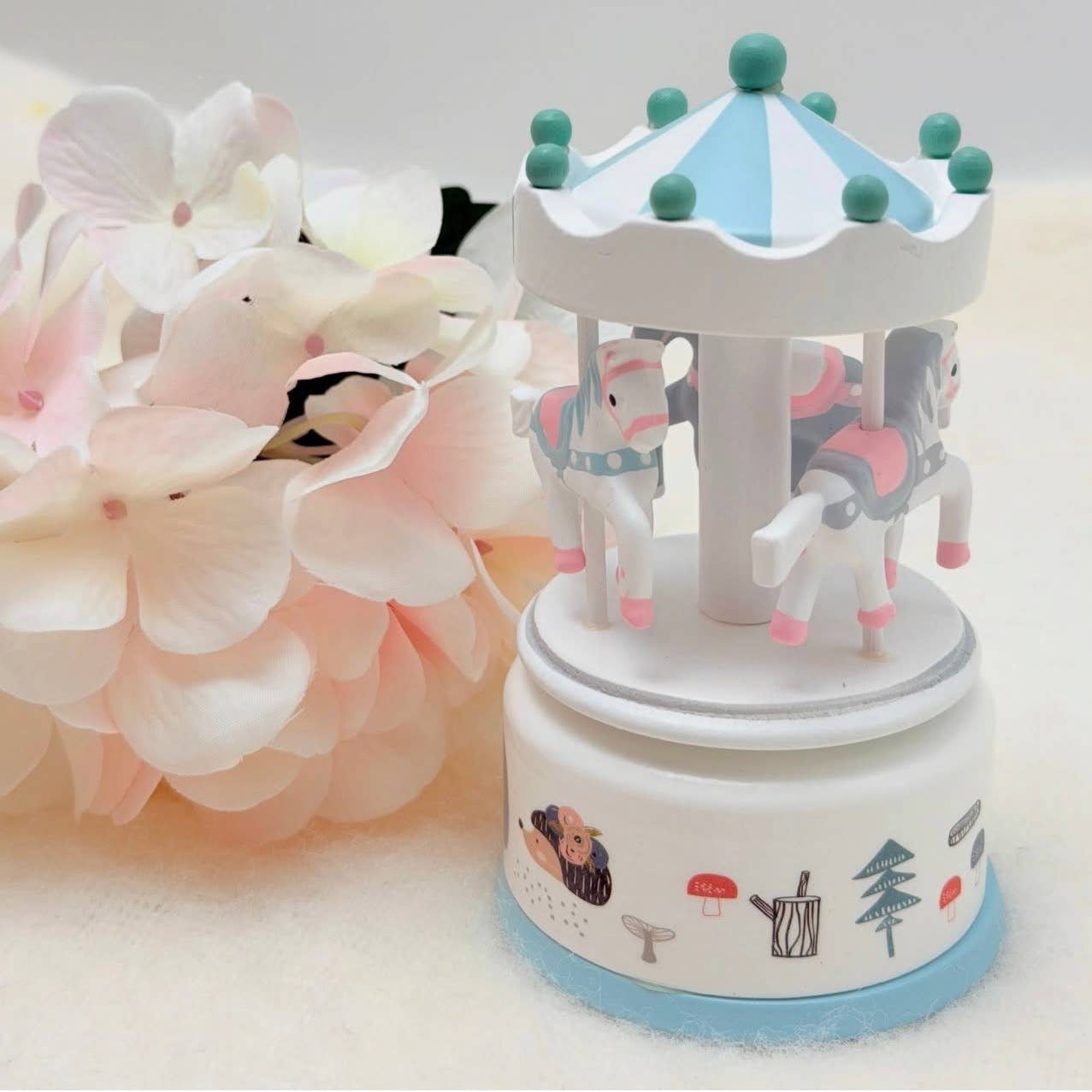Wooden Baby Carousel