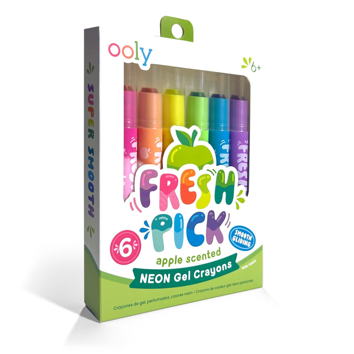Ooly Crayons - Fresh Pick Scented Gel Crayons 6 pk