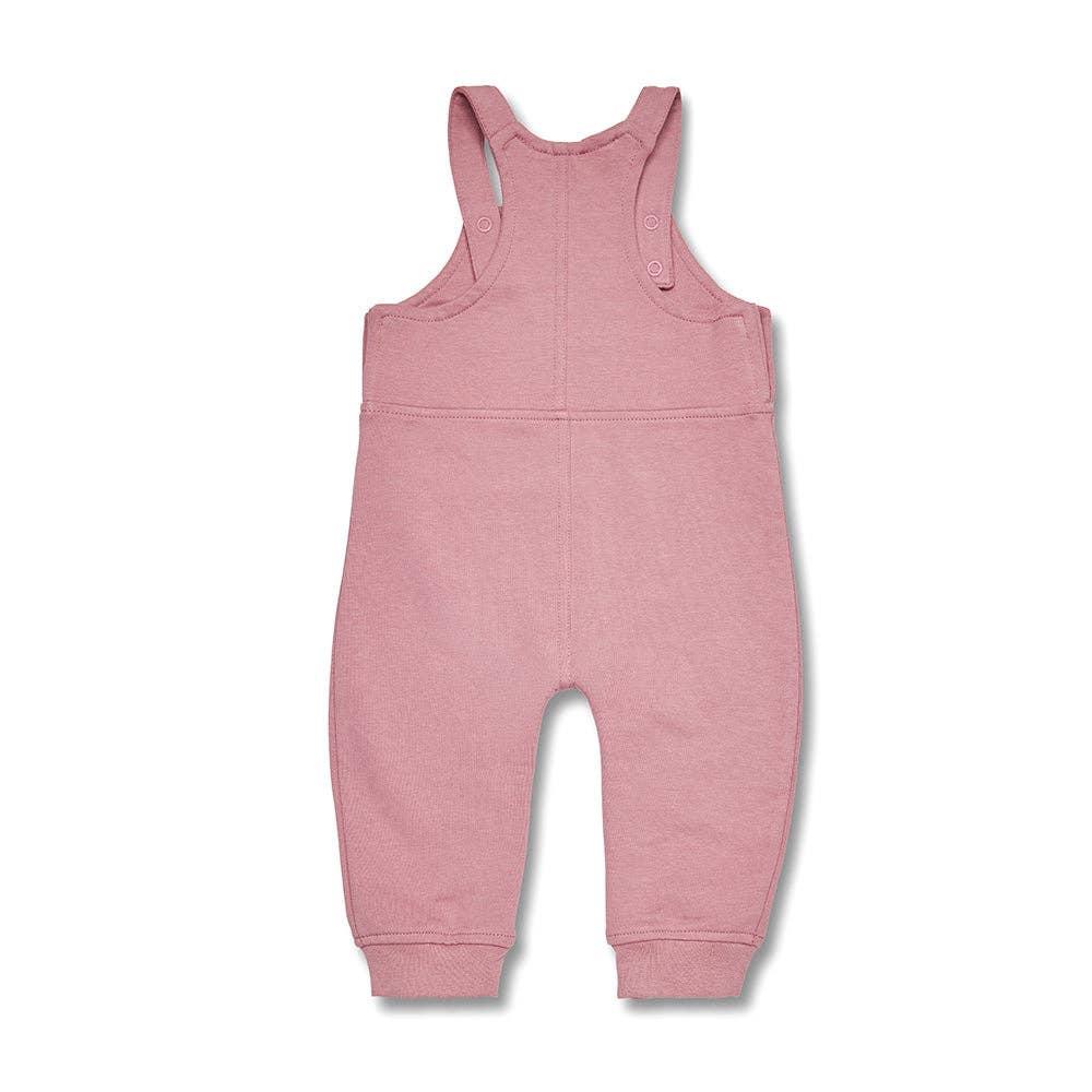Snuggle Hunny - Jewel Pink Organic Joey Overalls