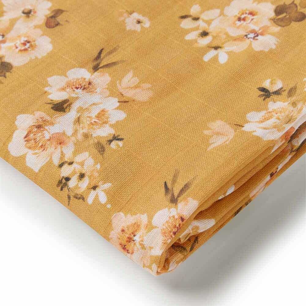 Snuggle Hunny - Golden Flower Organic Muslin Wrap