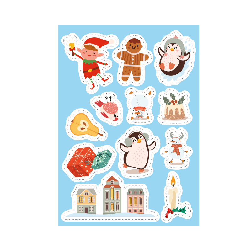 Sassi Stickers and Activities Book - Christmas