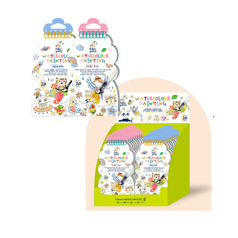 Happy Distribution - Haku Yoka Watercolour Painting