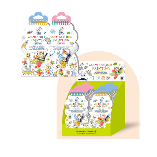 Happy Distribution - Haku Yoka Watercolour Painting