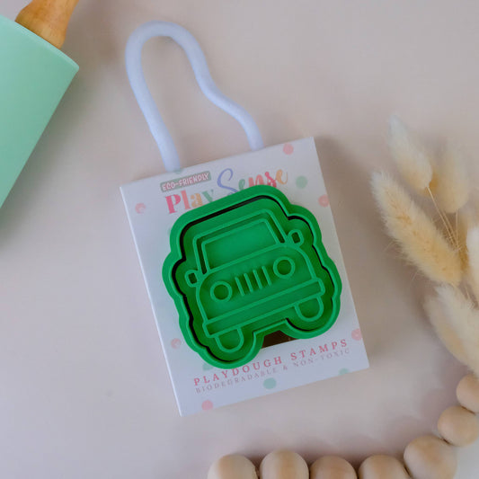 Play Sense - Eco Playdough Stamp | Safari Truck