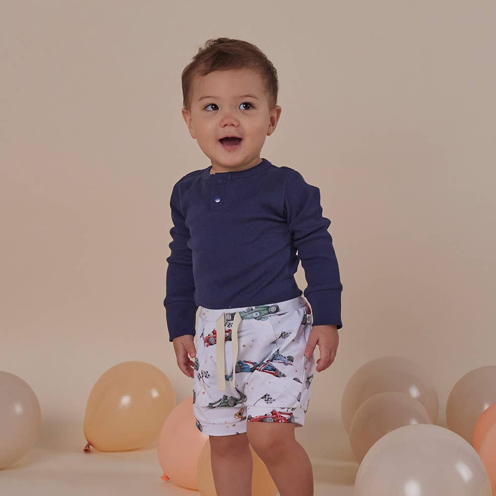 Snuggle Hunny - Moonlight Long Sleeve Organic Bodysuit