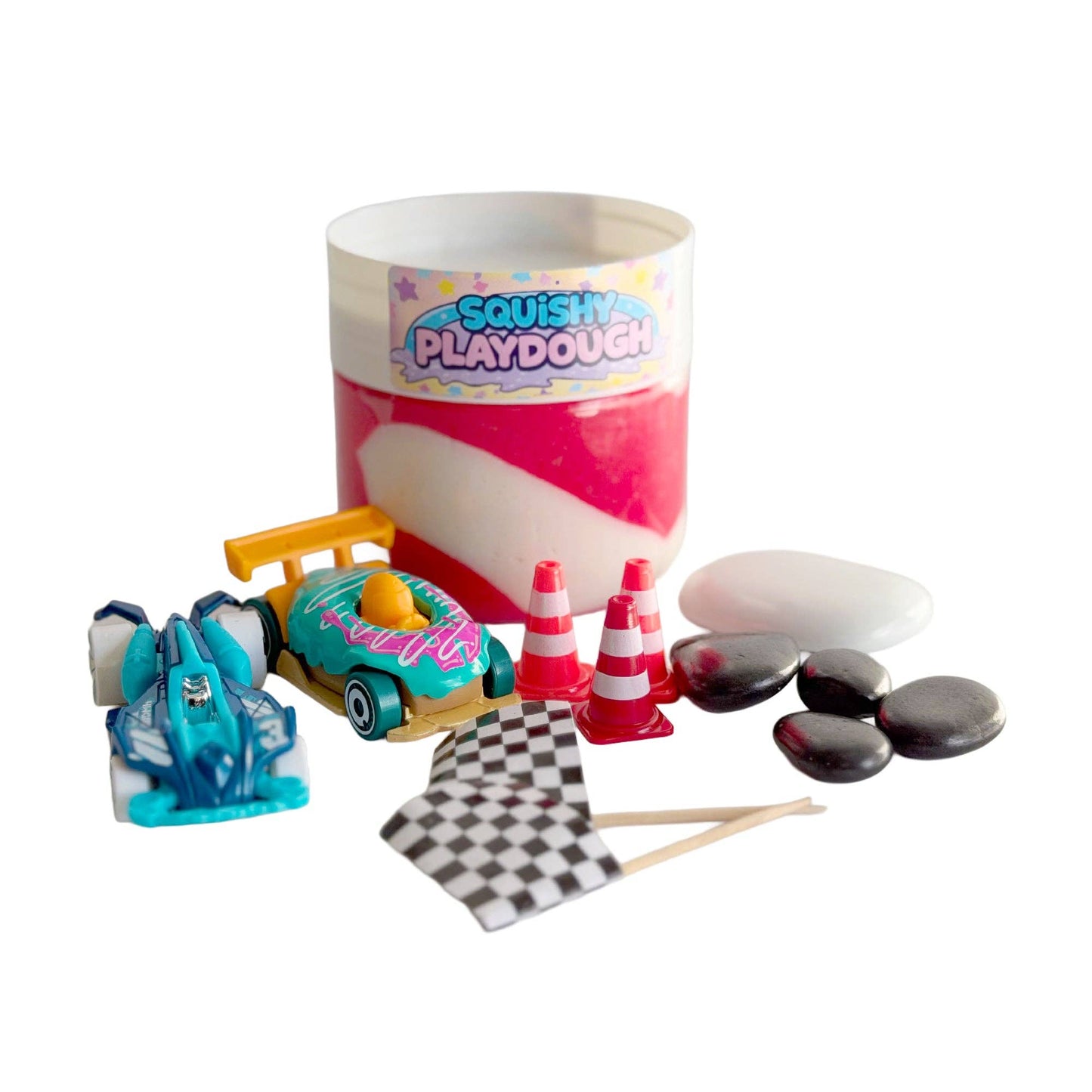 Cars Playdough Kit - Squishy Play