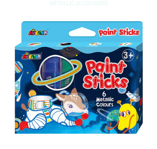 Paint Sticks - 6 Metalic Colours