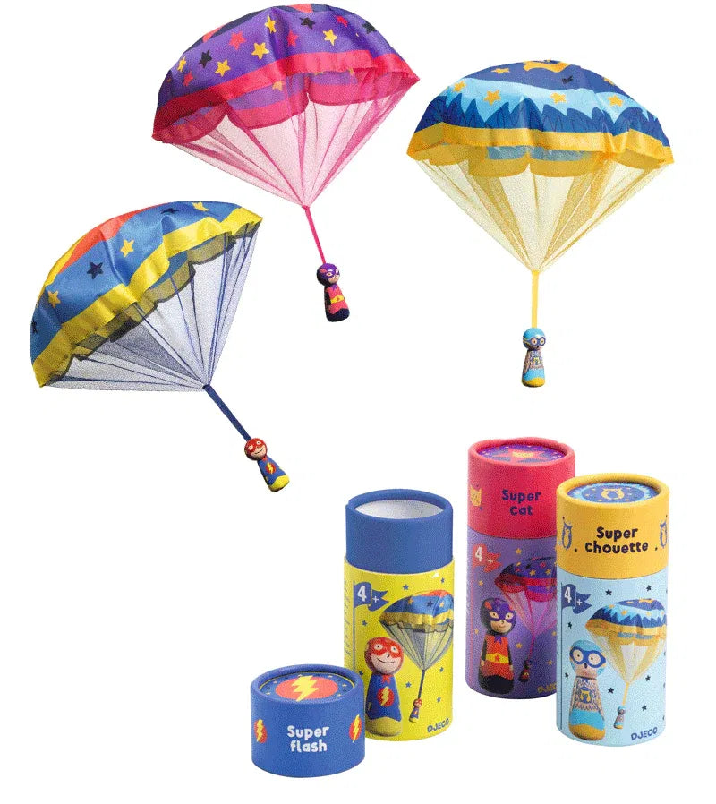 Flying Hero Parachutes