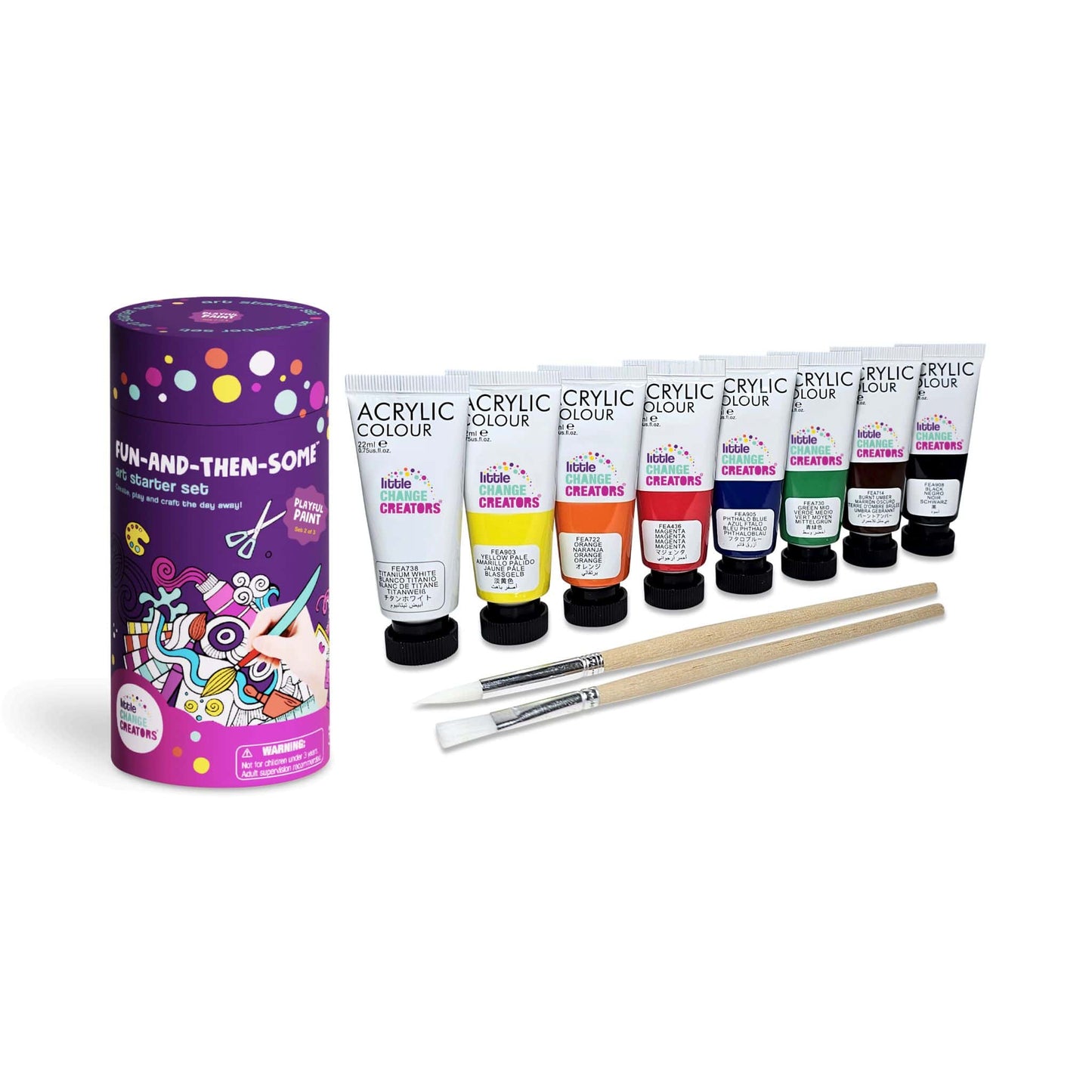 Fun And Then Some Art Starter Children's Painting Set - Little Change Creators