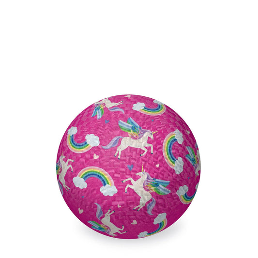 Crocodile Creek - 5 Inch Playground Ball - Unicorn Rainbow - Bambam Kids Toys 