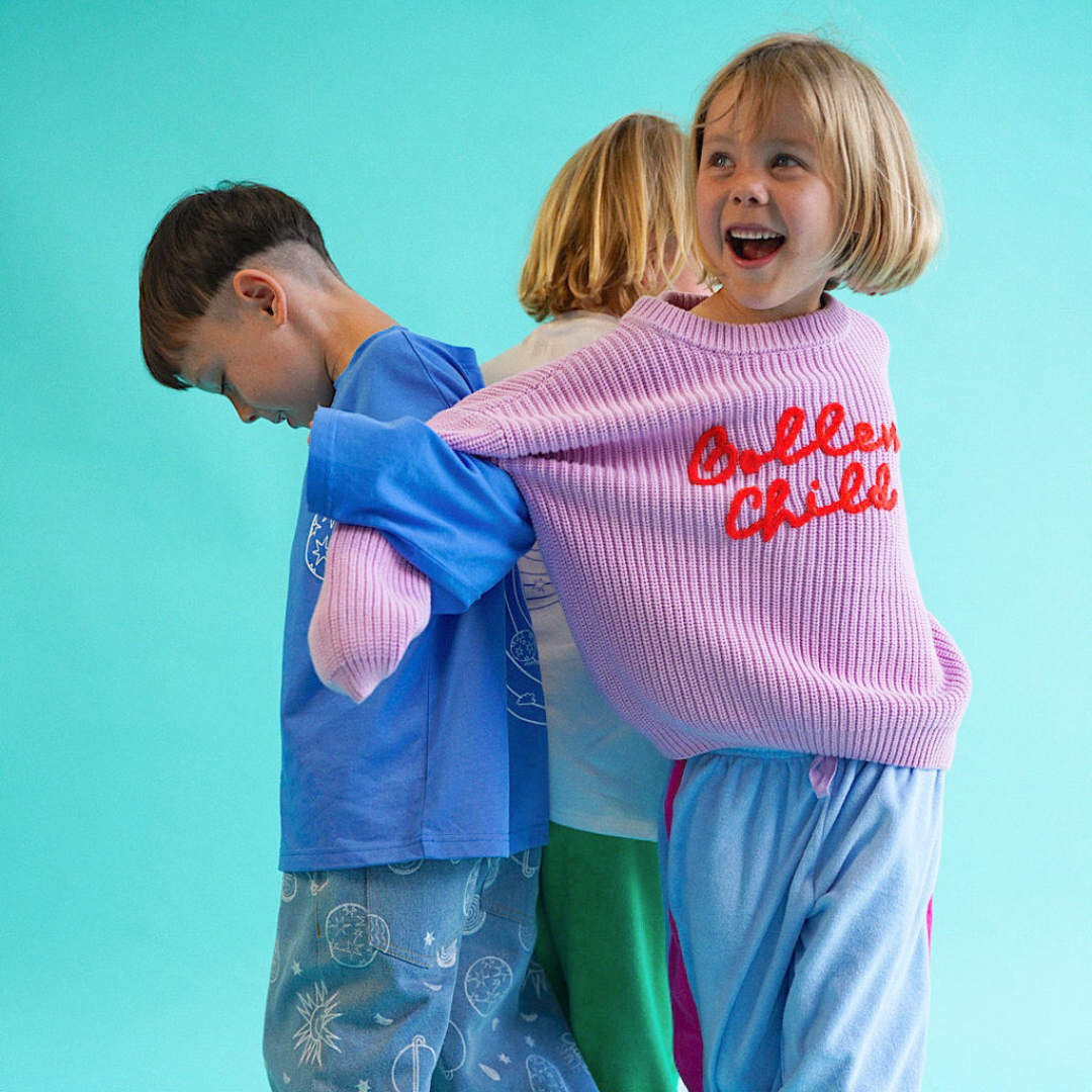 Golden Child - Golden Child Signature Knit - Lilac & Orange