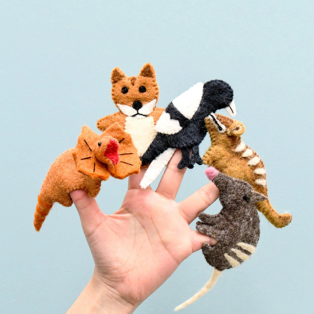 Tara Treasures Australian Animals Finger Puppet Set (G)