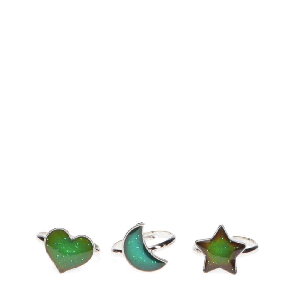 Mood Rings Glitter Rings - Set 3