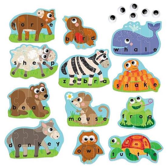 My First Words Animal Puzzle - Headu