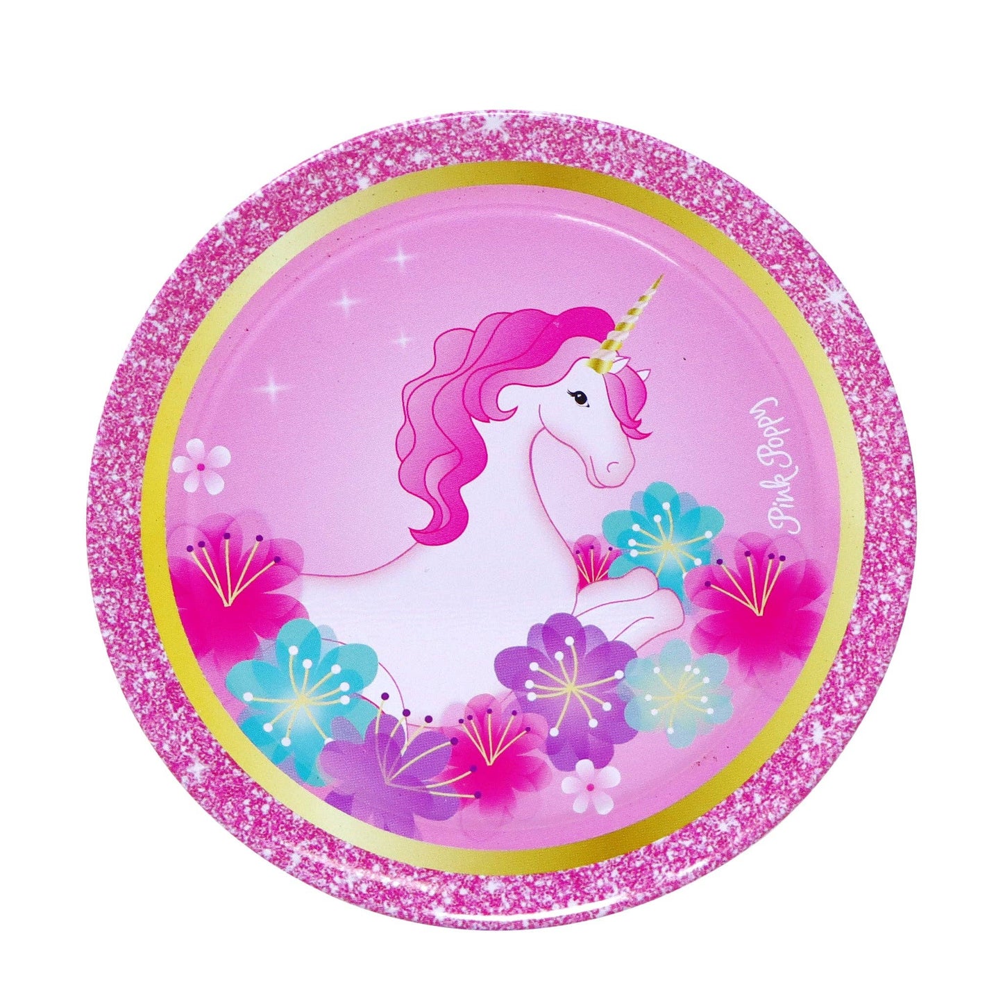 Pink Poppy - Unicorn Rainbow 15 Piece Tin Tea Set