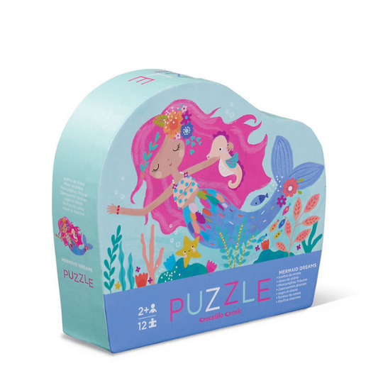 Crocodile Creek - Mini Puzzle 12 pc  - Mermaid Dreams