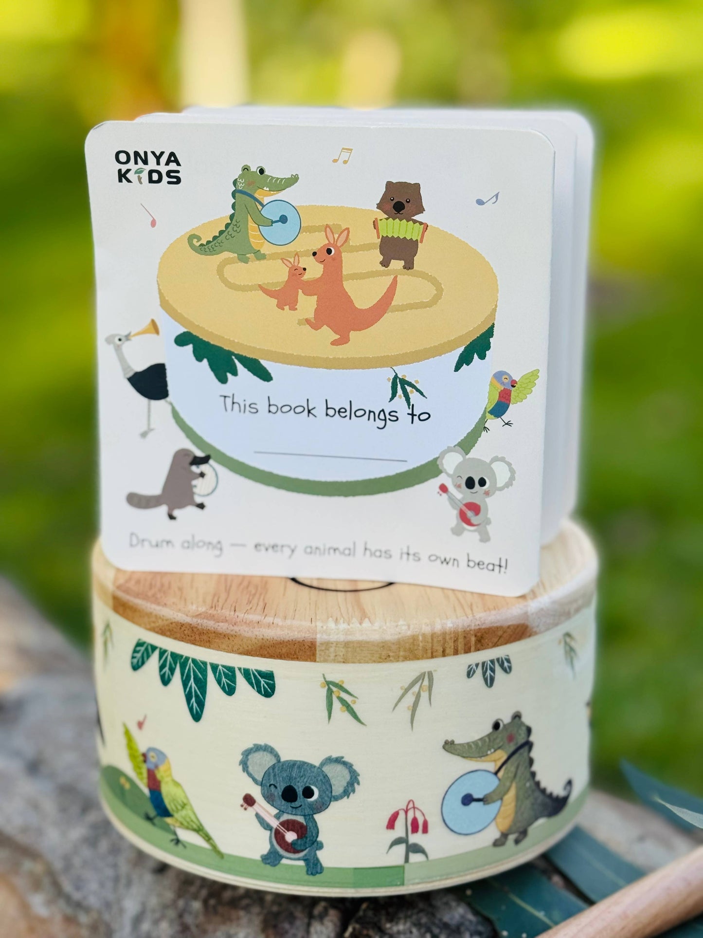 ToysLink - Outback Beats (Wooden drum with Australian animals)