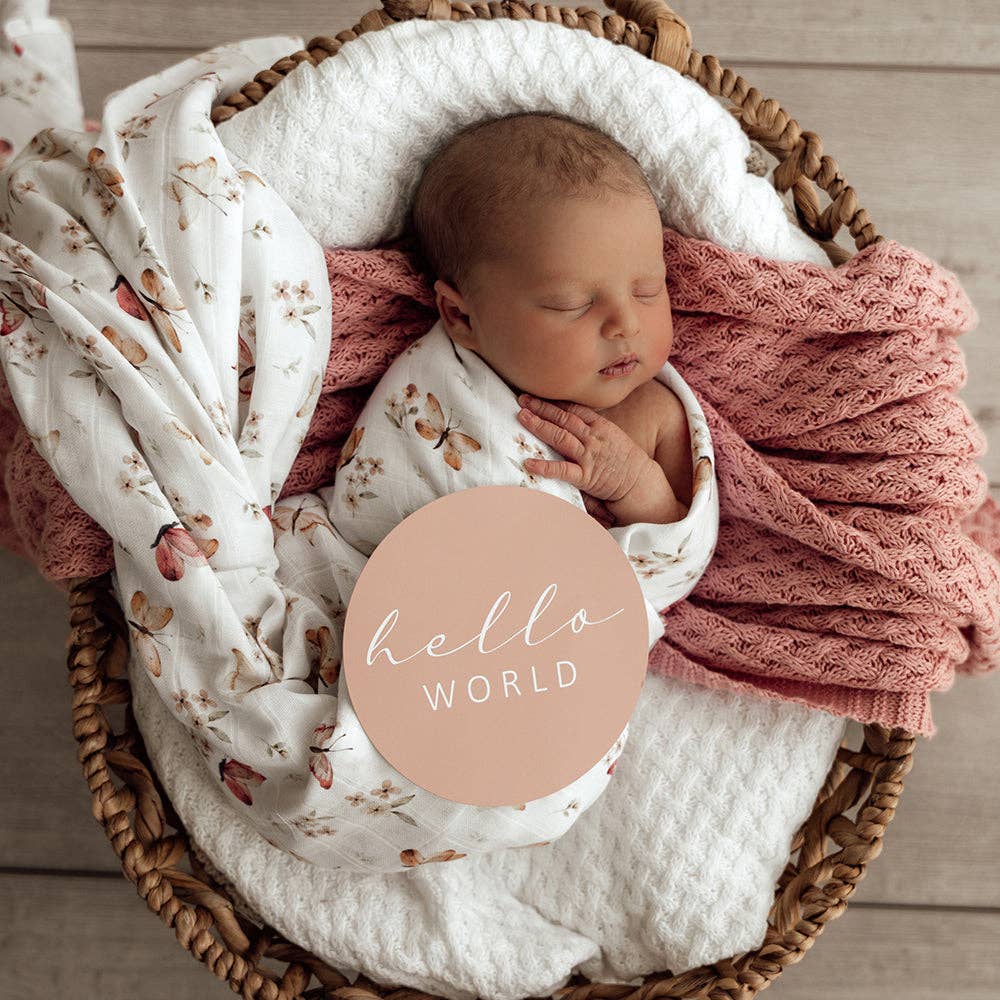 Snuggle Hunny - Butterfly Organic Muslin Wrap