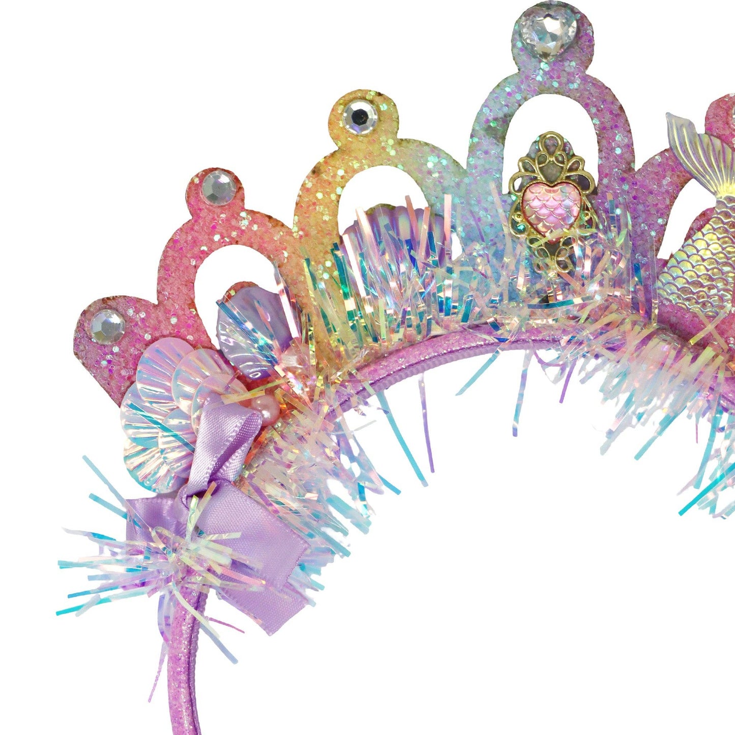 Pink Poppy - Mermaid Crown Headband - I