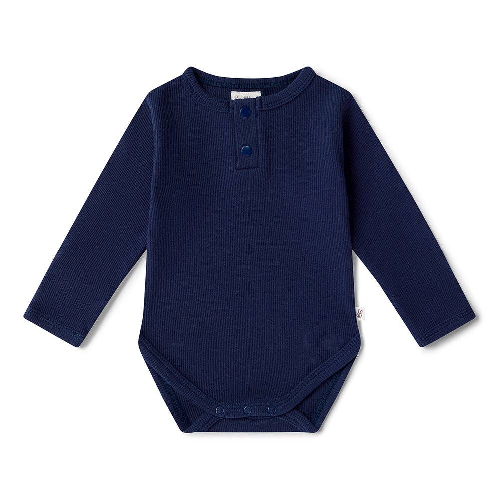Snuggle Hunny - Moonlight Long Sleeve Organic Bodysuit