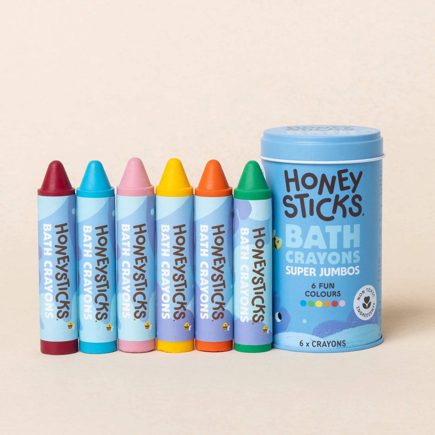 Honeysticks - Australia - Honeysticks Bath Crayons Super Jumbos 6pk