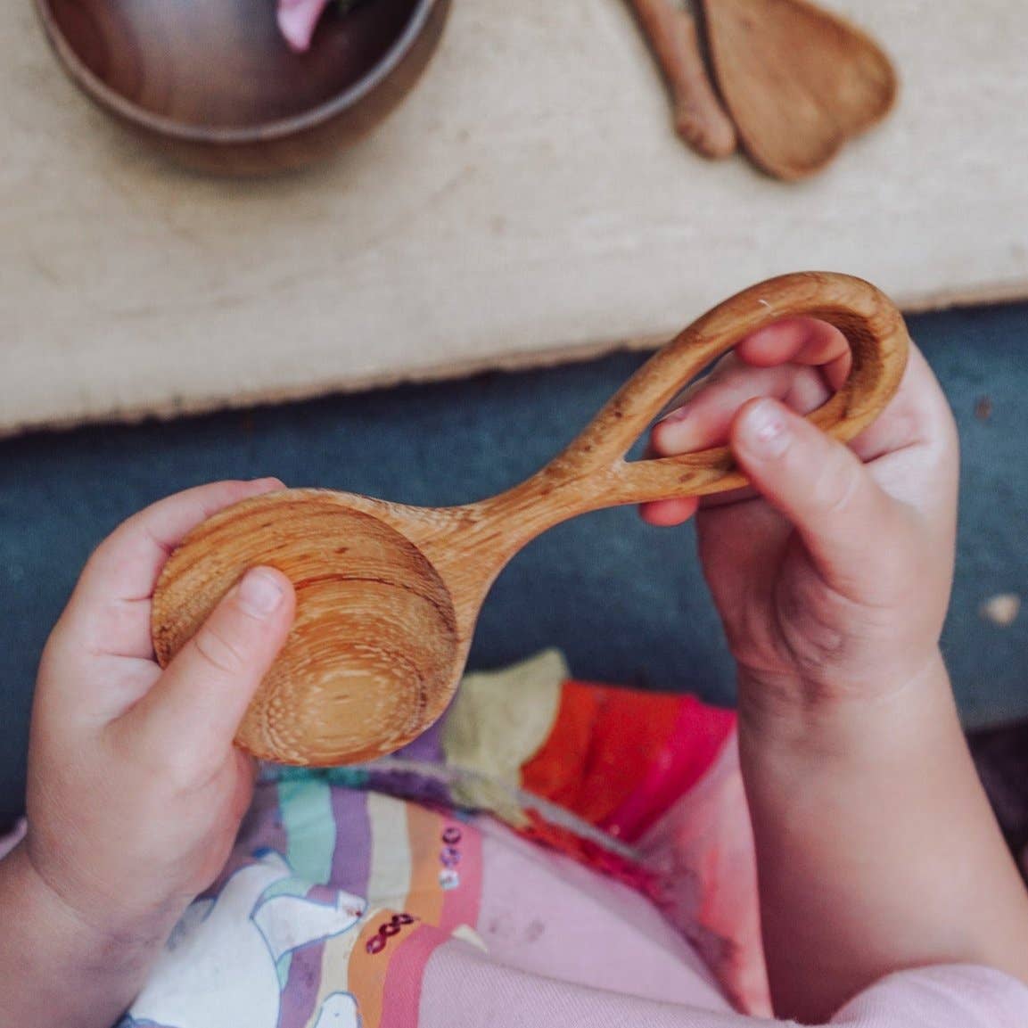Handcrafted Little Hands Spoon - Tuckered Out