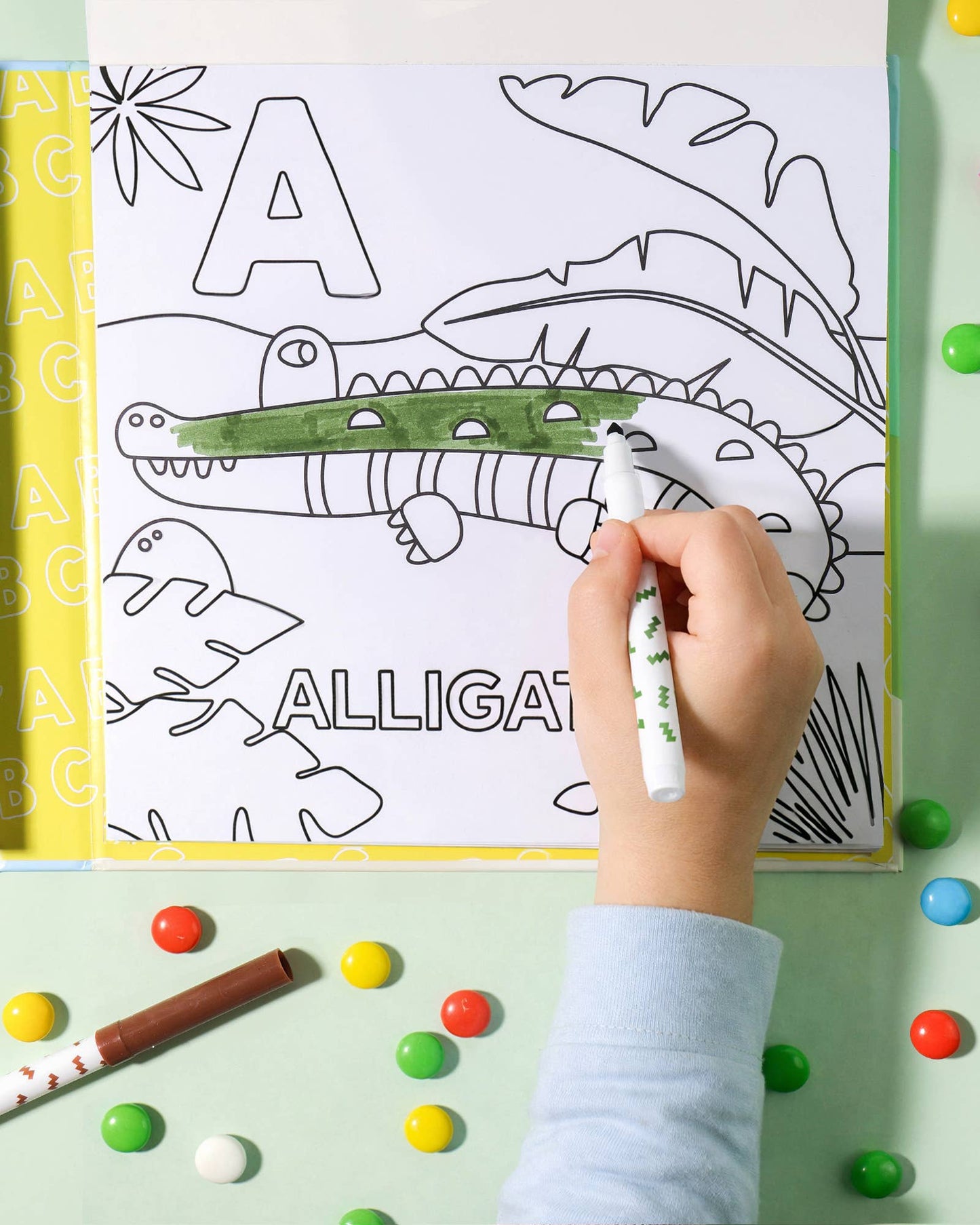 Alphabet Safari Colouring Kit - Journey Of Something