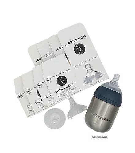 Lion & Lady - Anti Colic Teat Twin Pack